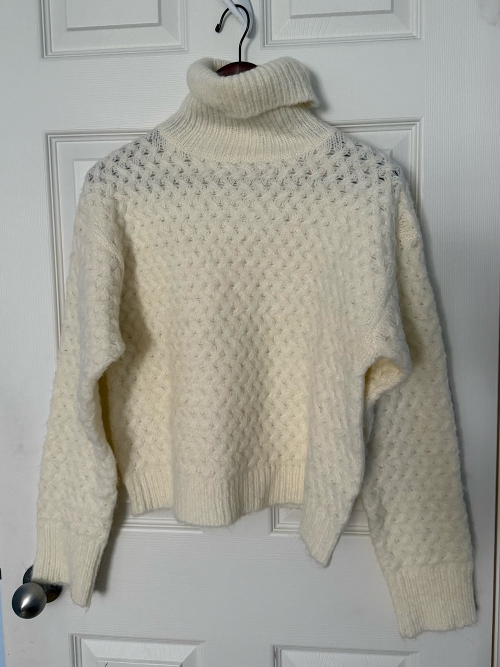 Honey’s Knit Cream Turtleneck Sweater